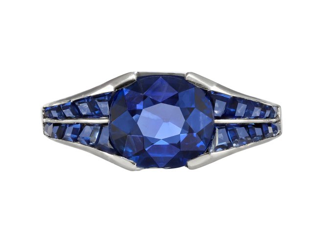 Van Cleef & Arpels sapphire ring, French, circa 1954.