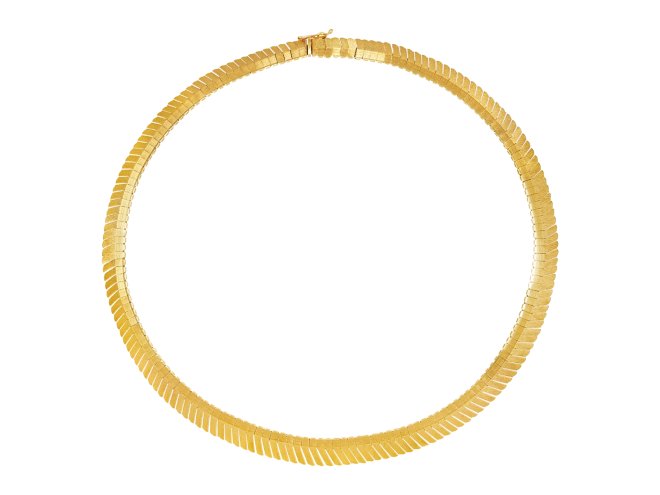 Vintage monet link necklace, circa 1970.