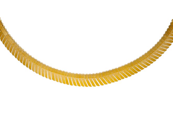 Vintage monet link necklace, circa 1970.