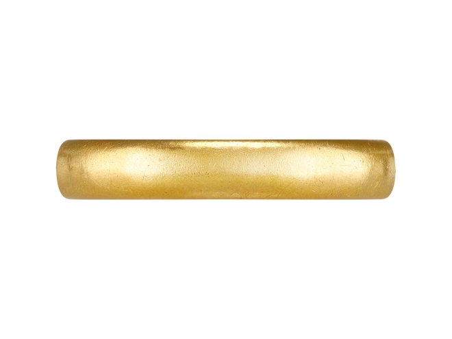Yellow gold wedding band, English, 1891.