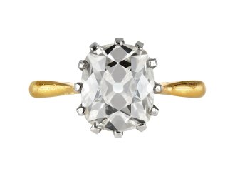 3.00 carat Old mine diamond solitaire, early 20th century.