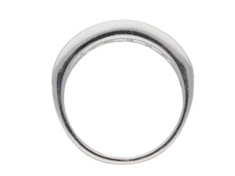 Diamond half eternity ring, circa 2003. 