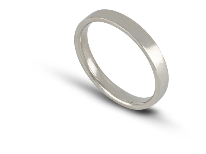 Platinum wedding band, circa 1970.