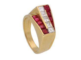 oscar heyman diamond ruby ring berganza hatton garden