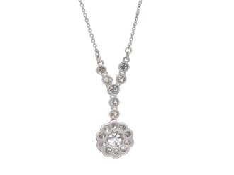 Diamond drop pendant, circa 1920. Hatton Garden