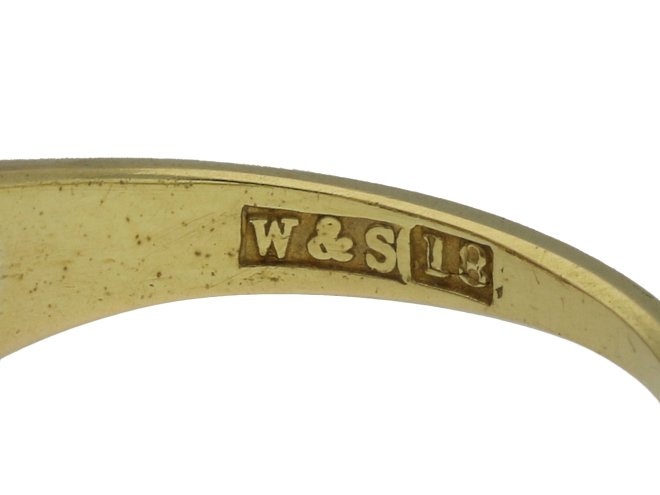 Edwardian diamond ring Wilson & Sharp berganza hatton garden