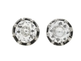 Antique diamond ring/earrings berganza hatton garden
