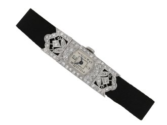 Art Deco diamond set dress watch berganza hatton garden