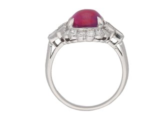 vintage diamond ruby ring berganza hatton garden