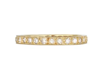 Diamond eternity ring, circa 1950. 