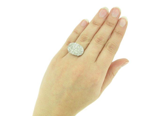  Antique Old cut diamond cluster ring berganza hatton garden