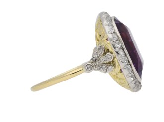 antique amethyst diamond ring berganza hatton garden