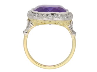 antique amethyst diamond ring berganza hatton garden