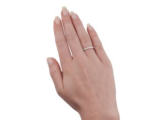 Diamond set eternity ring, circa 1925.