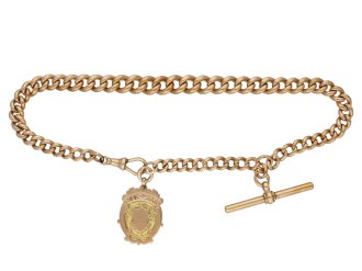 John Goode & Sons rose gold Albert chain berganza hatton garden