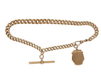 John Goode & Sons rose gold Albert chain berganza hatton garden