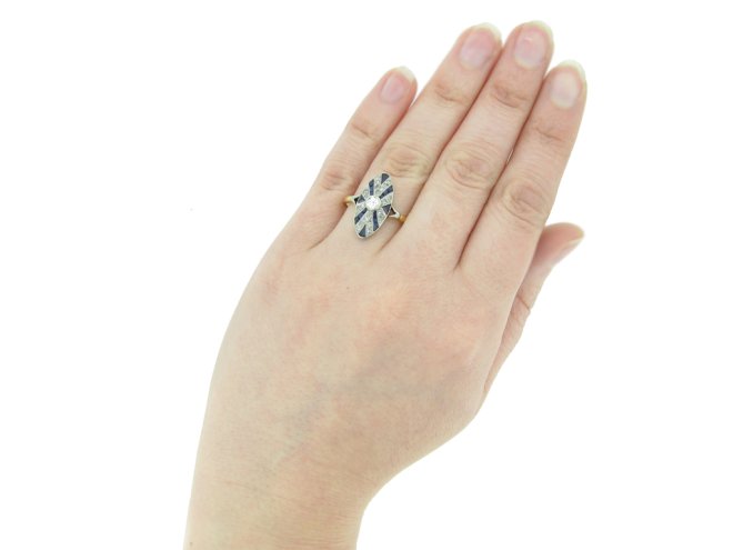 antique sapphire diamond ring berganza hatton garden